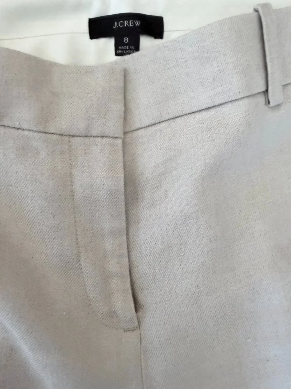 JCrew Linen Pants, Size 8. Excellent!